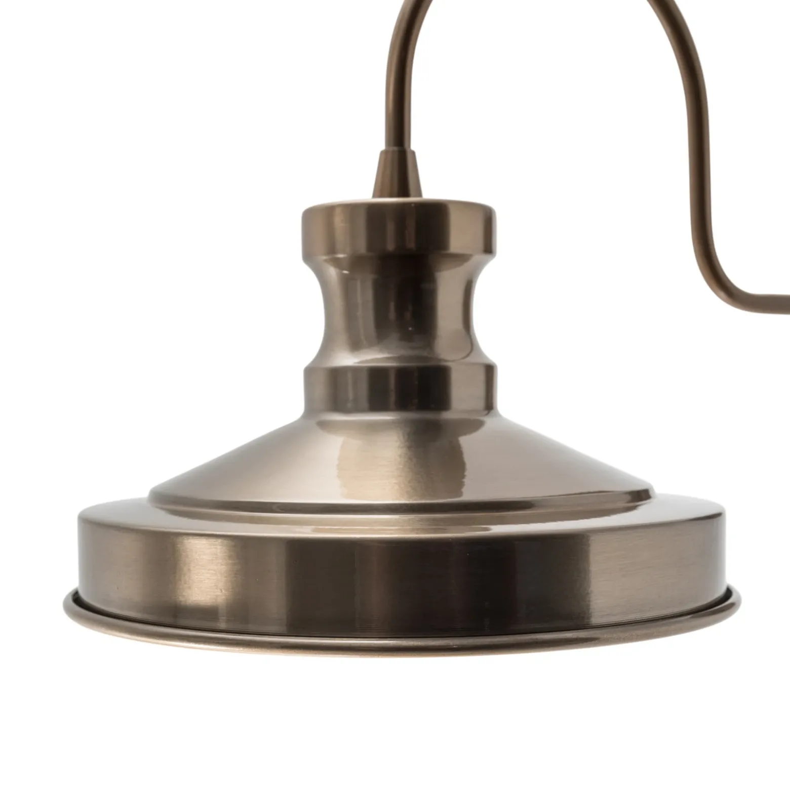 Aplique de pared Berceste, latón envejecido, metal, altura 23 cm, E27