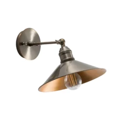 Aplique de pared Berceste N-664, oro antiguo, hierro, Ø 24 cm
