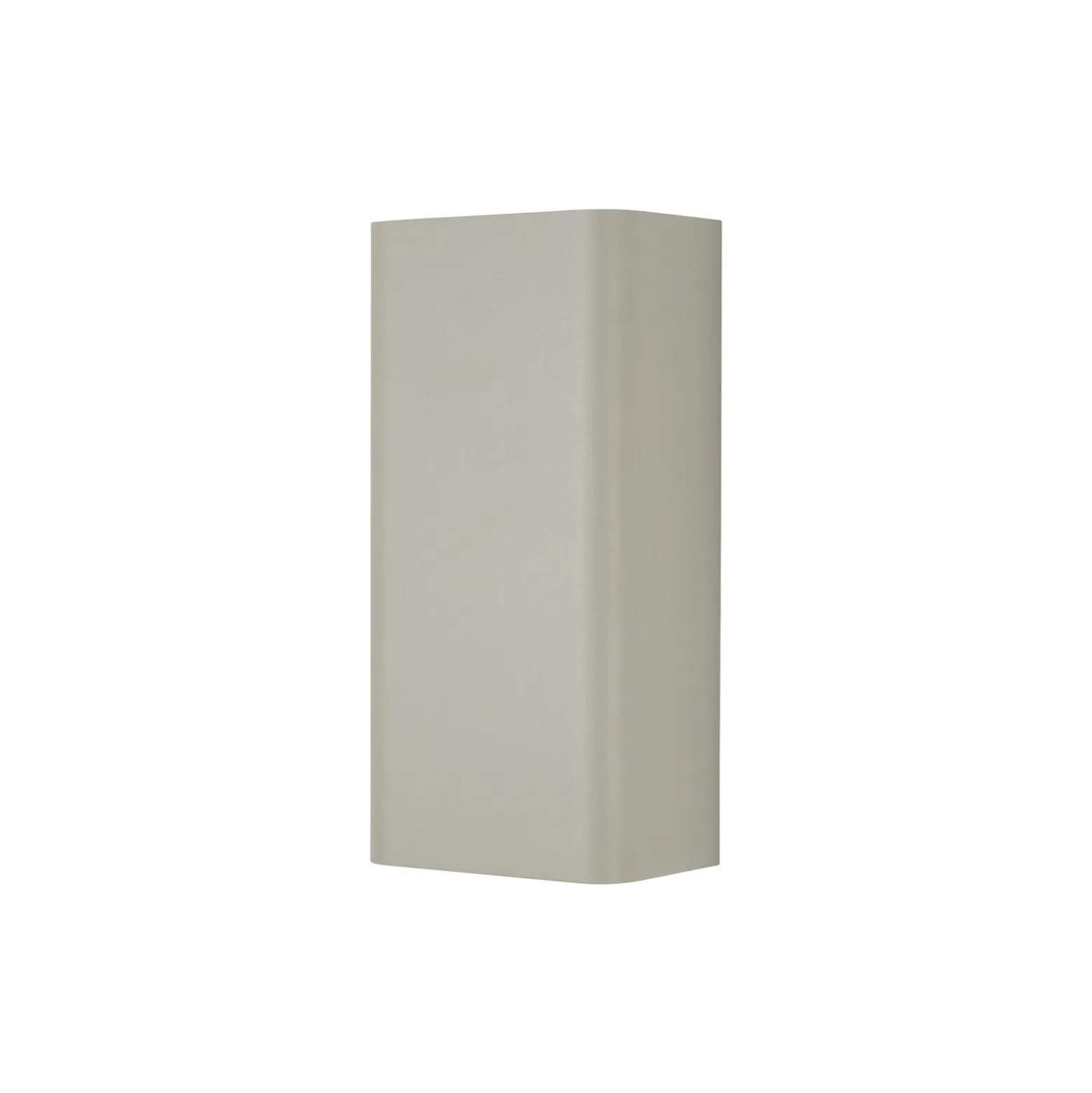 Aplique de pared Bergen, gris claro, metal, 23 cm de alto, GU10