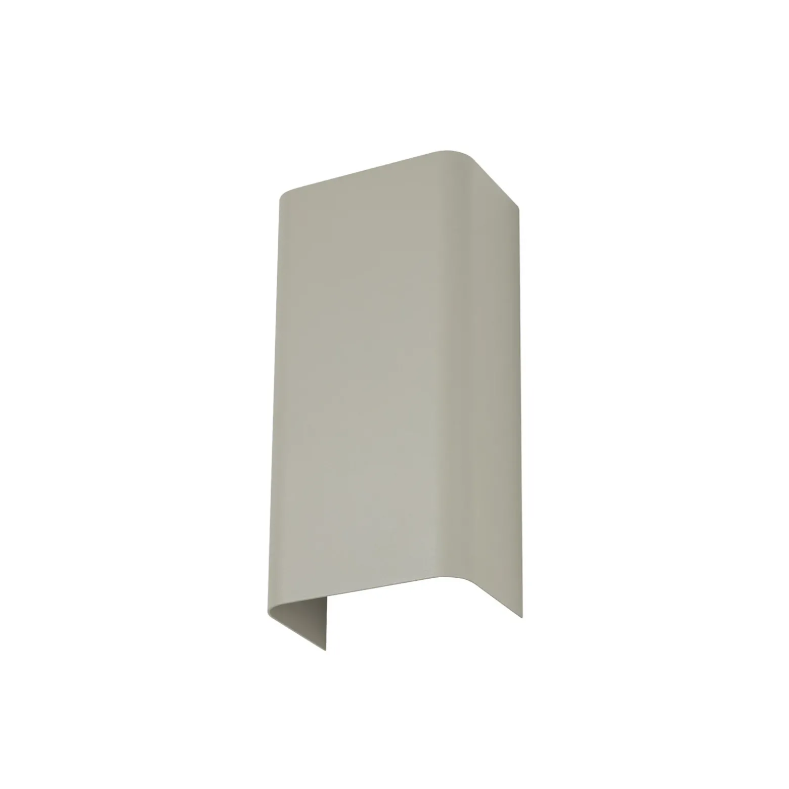 Aplique de pared Bergen, gris claro, metal, 23 cm de alto, GU10