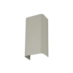 Aplique de pared Bergen, gris claro, metal, 23 cm de alto, GU10