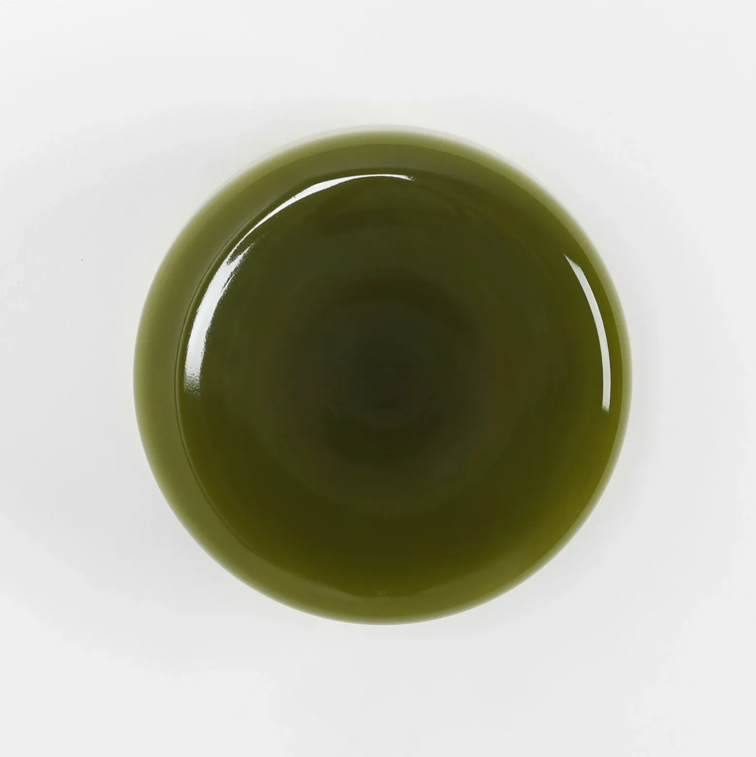 Aplique de pared BonBon, verde, Ø 16 cm, cristal