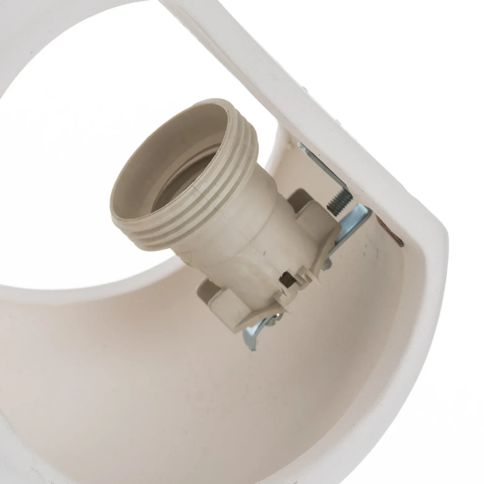 Aplique de pared Bullet con luz hacia arriba y hacia abajo, de cerámica blanca