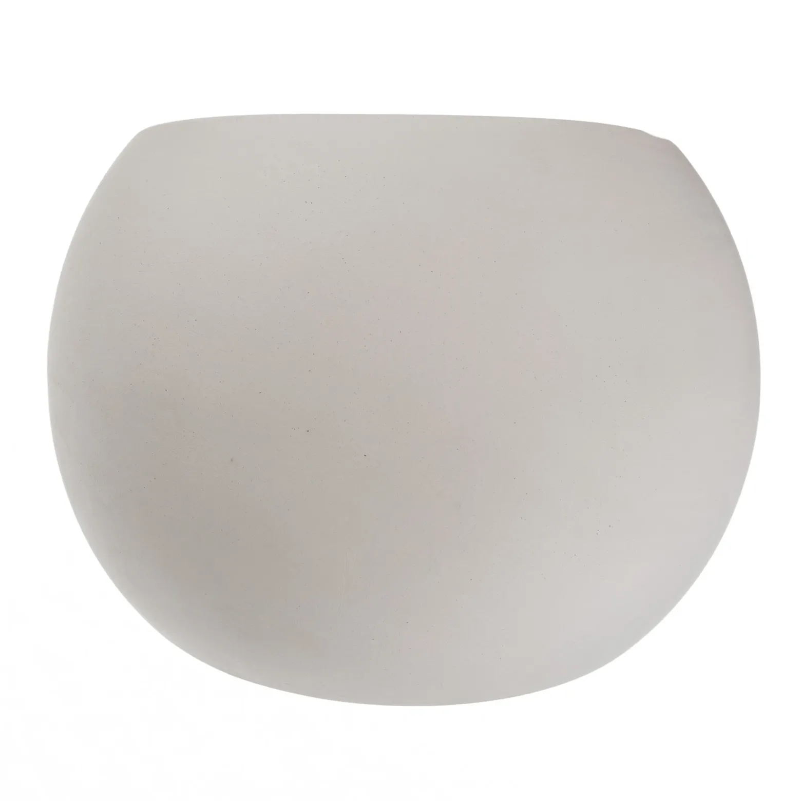 Aplique de pared Bullet con luz hacia arriba y hacia abajo, de cerámica blanca