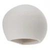 Aplique de pared Bullet con luz hacia arriba y hacia abajo, de cerámica blanca