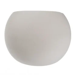 Aplique de pared Bullet con luz hacia arriba y hacia abajo, de cerámica blanca
