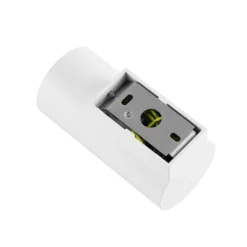 Aplique de pared CAN, blanco, 1 luz, altura 13 cm, metal, GU10