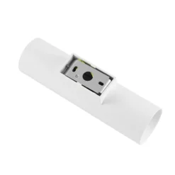 Aplique de pared CAN, blanco, 2 luces, altura 22 cm, metal, GU10