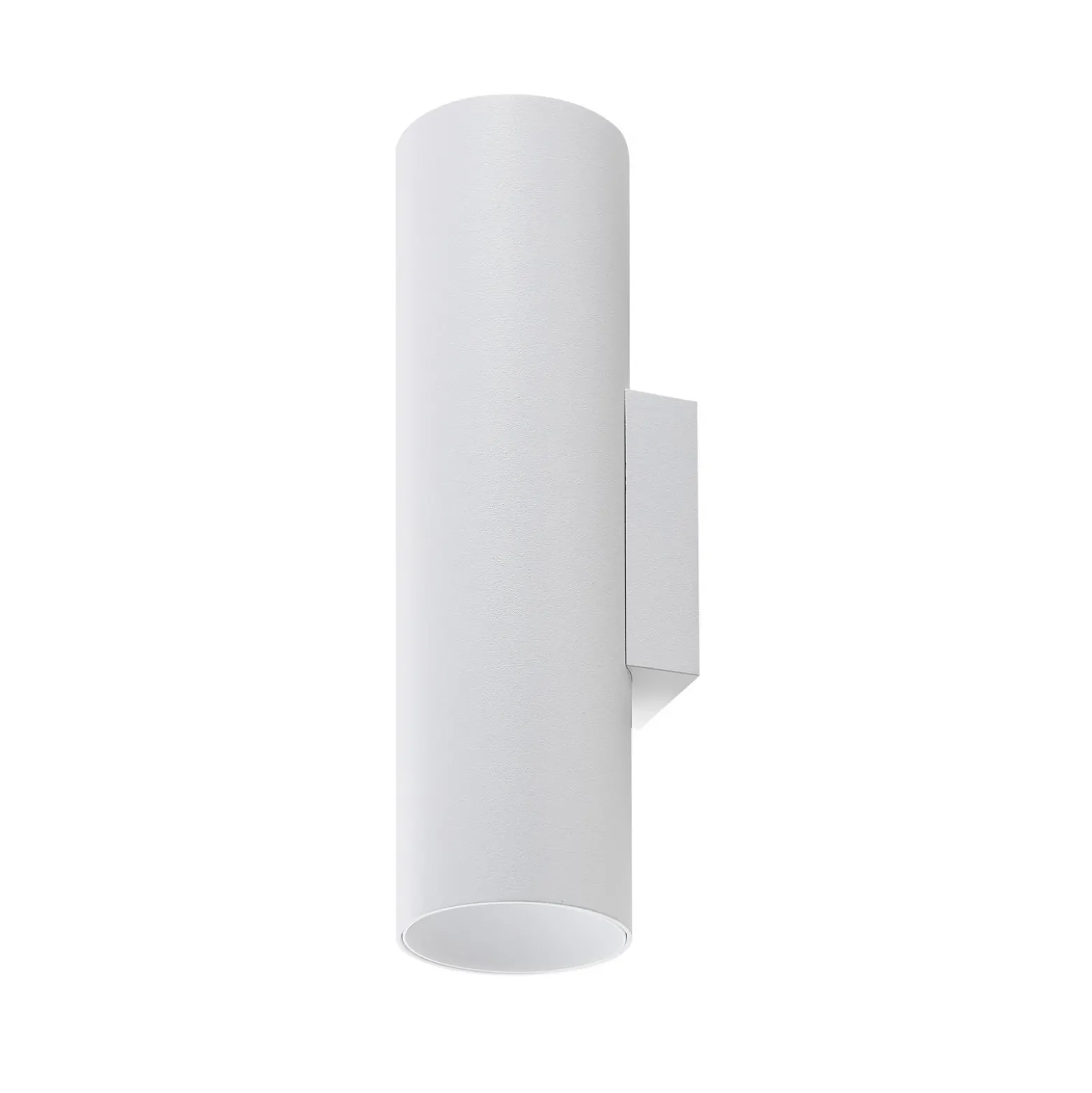 Aplique de pared CAN, blanco, 2 luces, altura 22 cm, metal, GU10