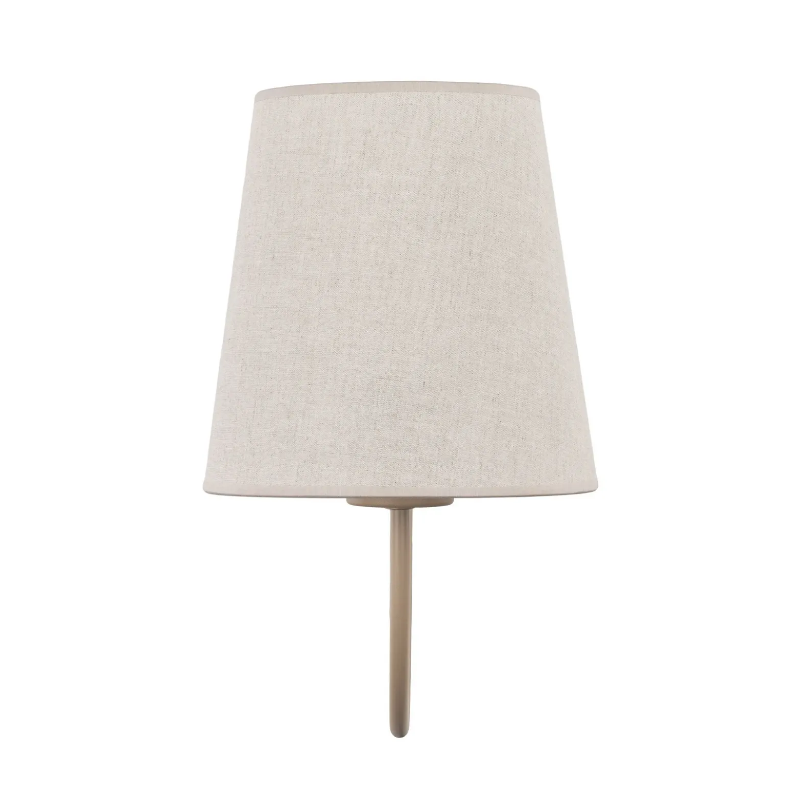 Aplique de pared Candi, beige/arena, lino, 34 cm de altura, E27