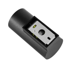 Aplique de pared CAN, negro, 1 luz, altura 13 cm, metal, GU10
