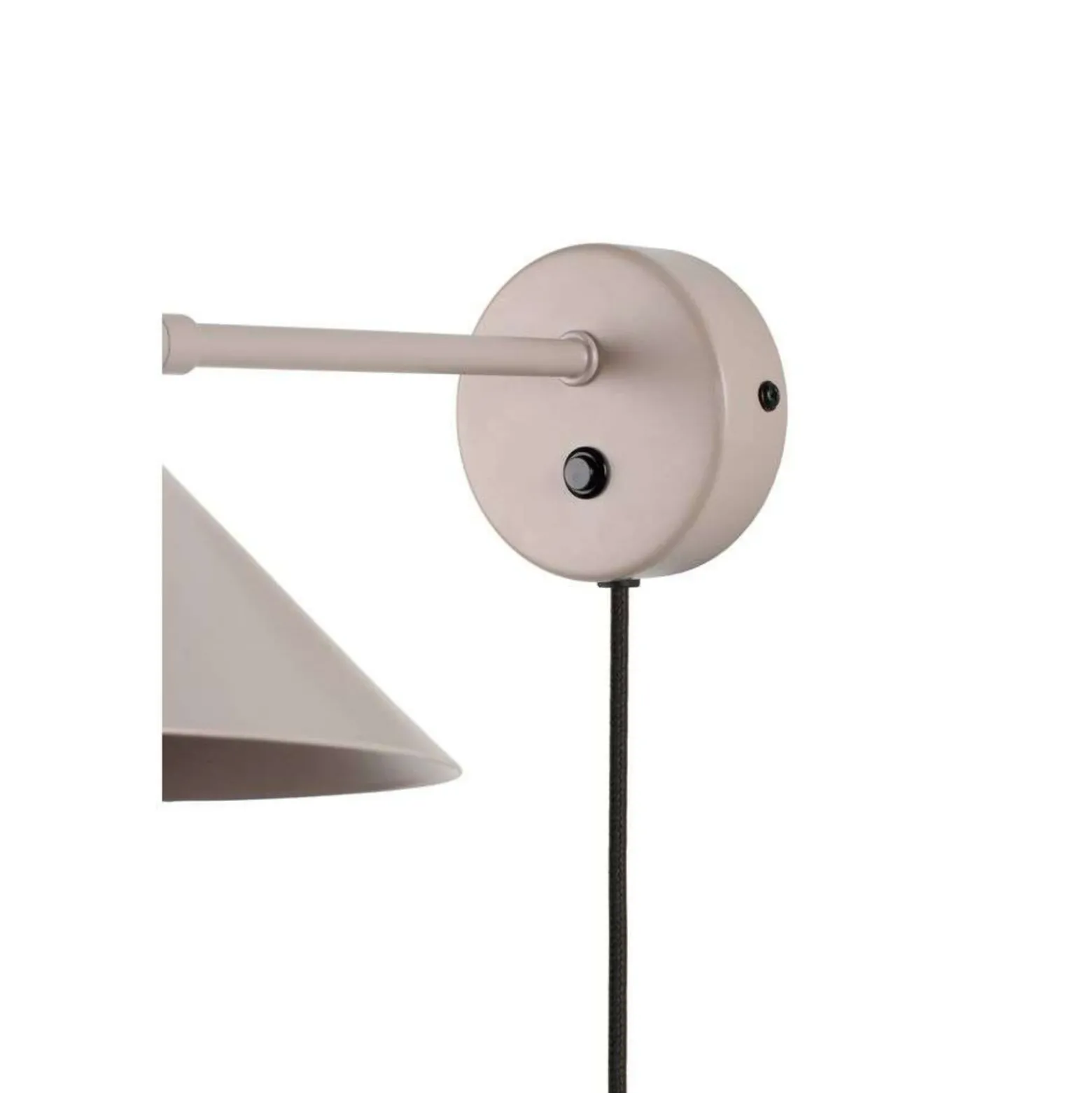 Aplique de pared Cannes de Globen Lighting, beige, Ø 20 cm