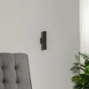 Aplique de pared Cerro, antracita, acero, Ø 6 cm, arriba/abajo