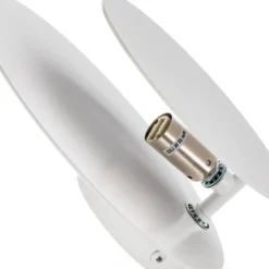 Aplique de pared Circle en forma redonda, blanco