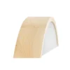 Aplique de pared Cleo D1DR410, madera de pino, 41 cm de largo, E27