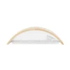 Aplique de pared Cleo D1DR410, madera de pino, 41 cm de largo, E27