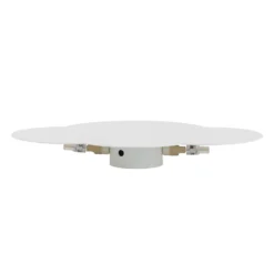 Aplique de pared Cloud, blanco, acero, luz indirecta, 38 x 27 cm
