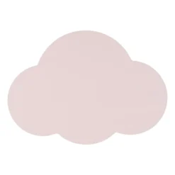 Aplique de pared Cloud, rosa, 38 cm de ancho, metal, nube, G9