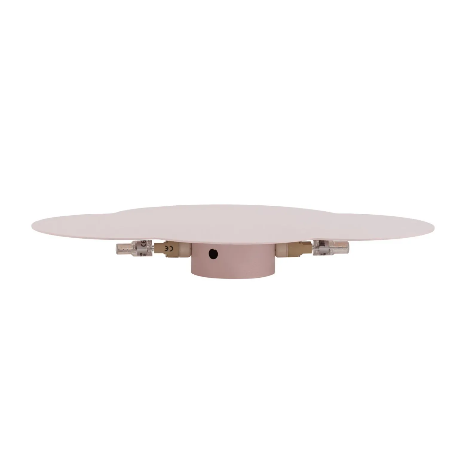 Aplique de pared Cloud, rosa, 38 cm de ancho, metal, nube, G9