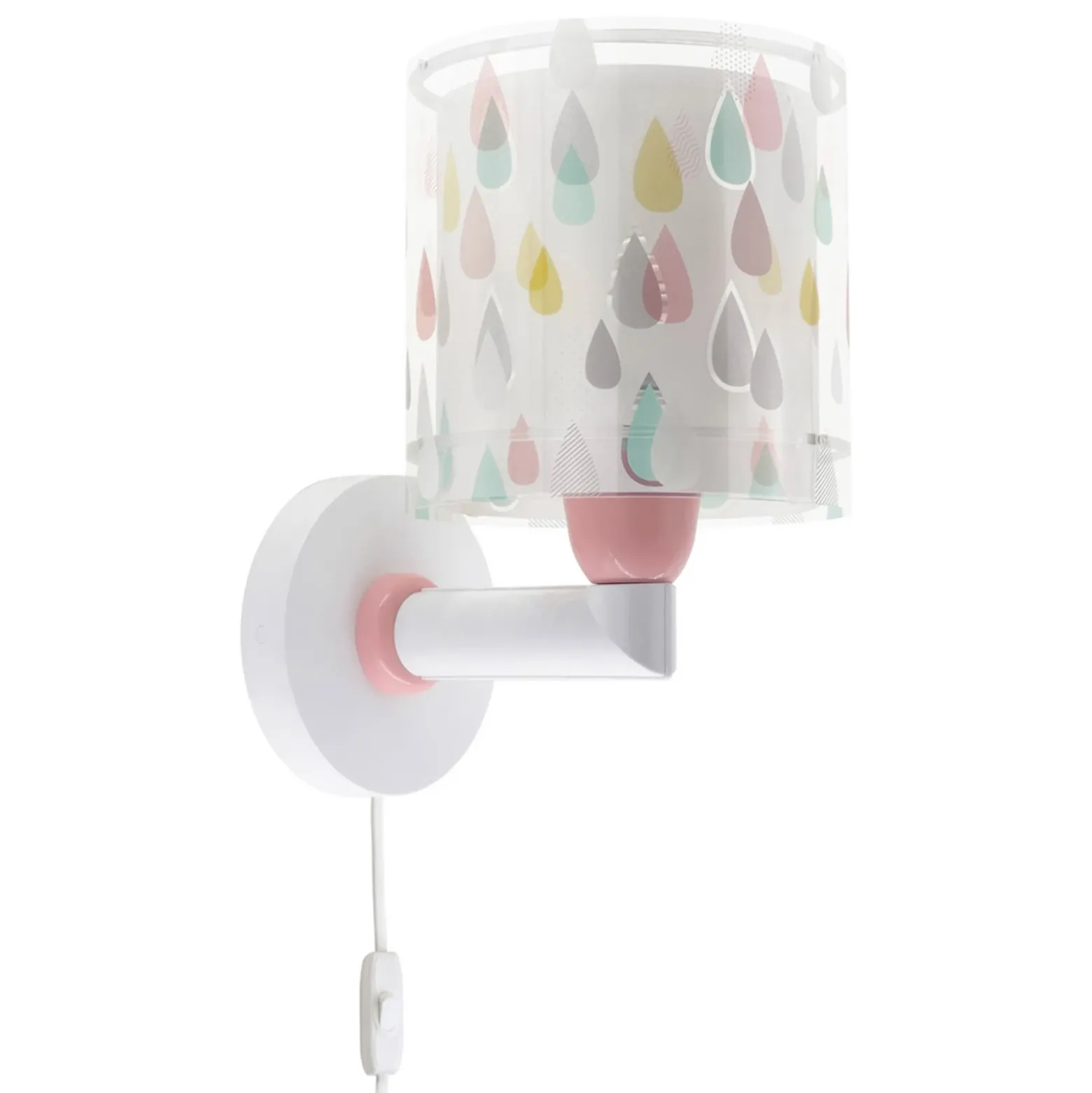 Aplique de pared Color Rain de Dalber con cable y enchufe