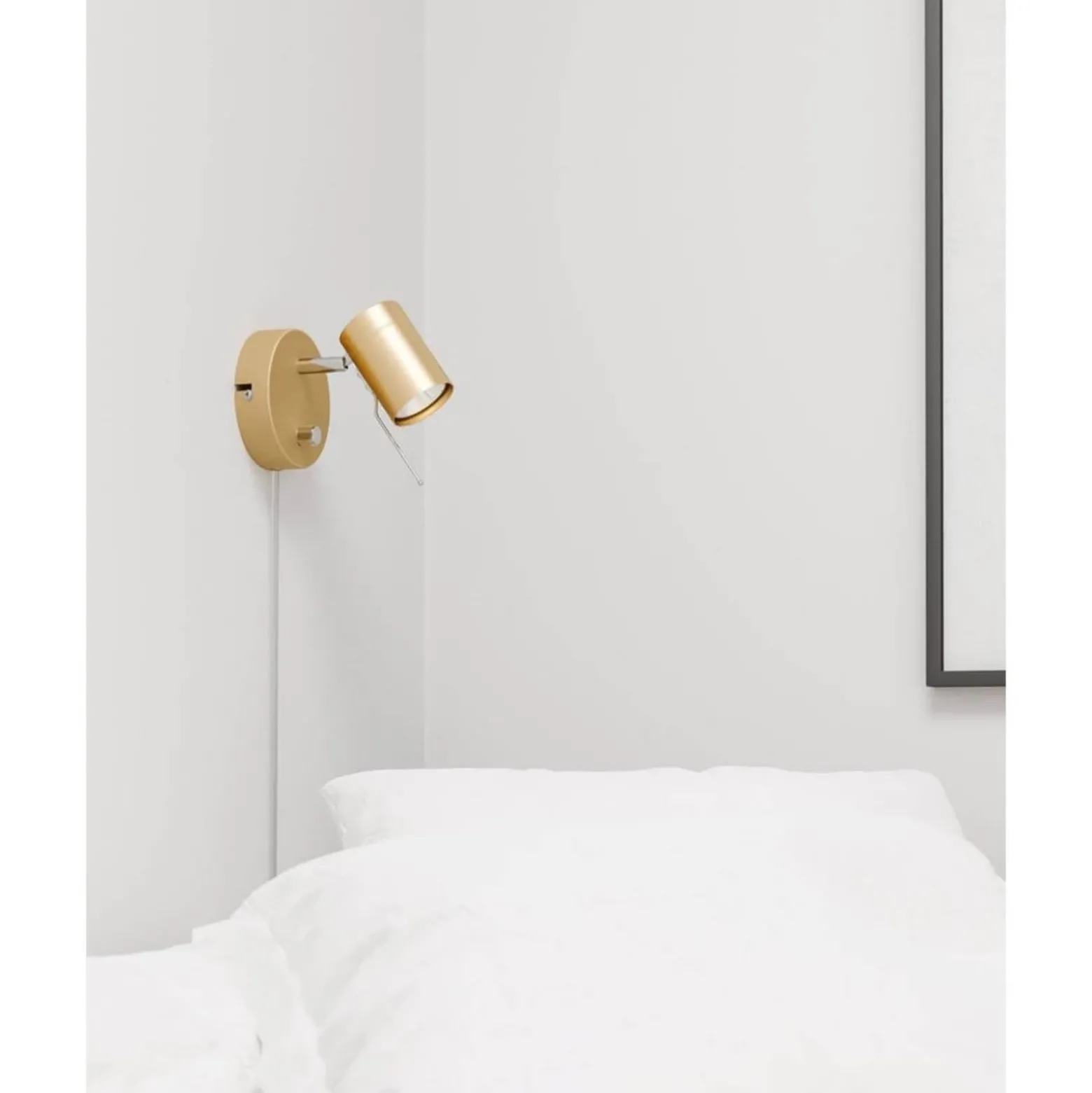 Aplique de pared Correct de By Rydéns, color dorado, metal, GU10