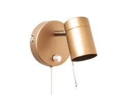Aplique de pared Correct de By Rydéns, color dorado, metal, GU10