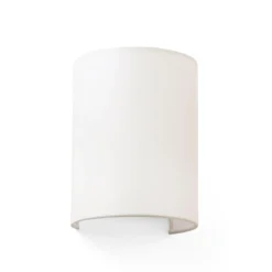 Aplique de pared Cotton, abombado, 20 x 15 cm, beige