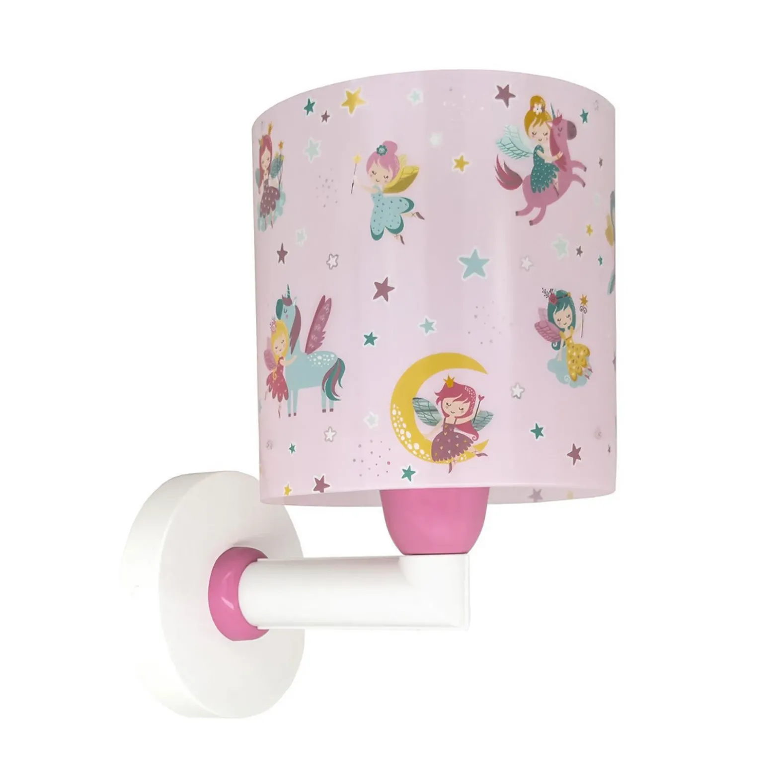 Aplique de pared Dalber Fairy Dreams con enchufe, multicolor, E27