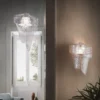 Aplique de pared de diseño Slamp Aria, transparente