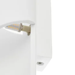 Aplique de pared Desirio de Lindby, blanco, 35 cm, G9, cerámica