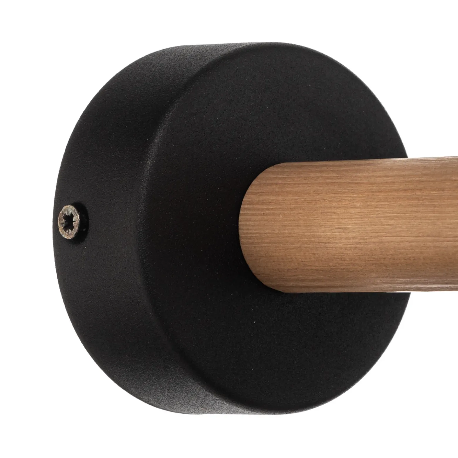 Aplique de pared Deva Nature, textil, madera