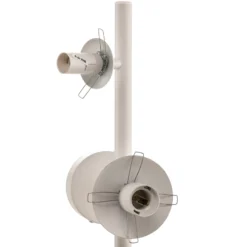 Aplique de pared Dione, 3 luces, blanco