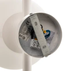 Aplique de pared Dione, 3 luces, blanco