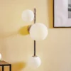 Aplique de pared Dione, 3 luces, cromado