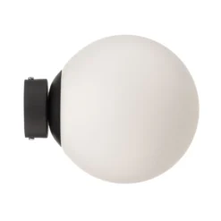 Aplique de pared Dione, soporte de pared negro