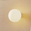 Aplique de pared Dione, soporte de pared blanco