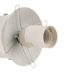 Aplique de pared Dione, soporte de pared blanco