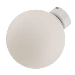 Aplique de pared Dione, soporte de pared blanco