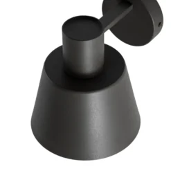 Aplique de pared Dunka, verde oliva, 1 luz, acero, altura 17 cm