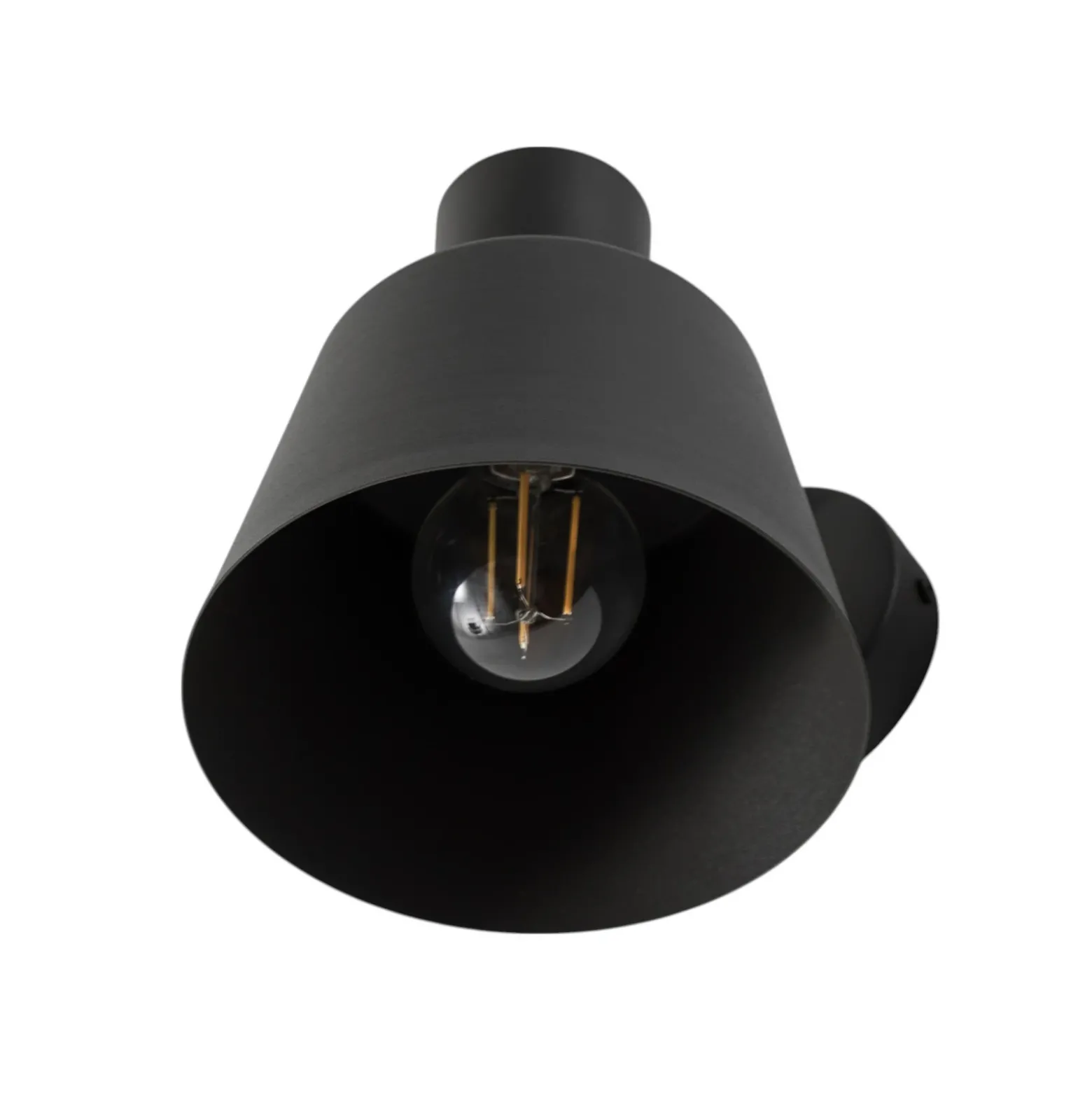 Aplique de pared Dunka, verde oliva, 1 luz, acero, altura 17 cm