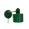Aplique de pared Dyberg Larsen Ocean, verde oscuro, saliente 30 cm