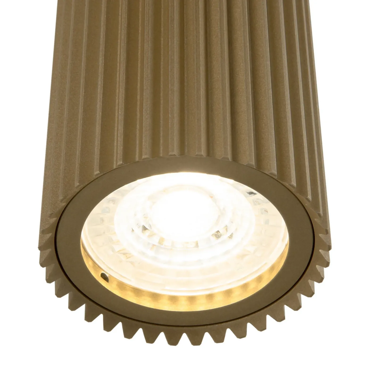 Aplique de Pared DYNAMICS, color dorado, altura 23 cm, metal arriba/abajo