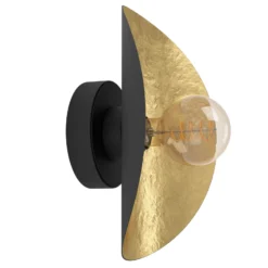 Aplique de pared EGLO Stars of Light Saceda, negro/dorado, E27