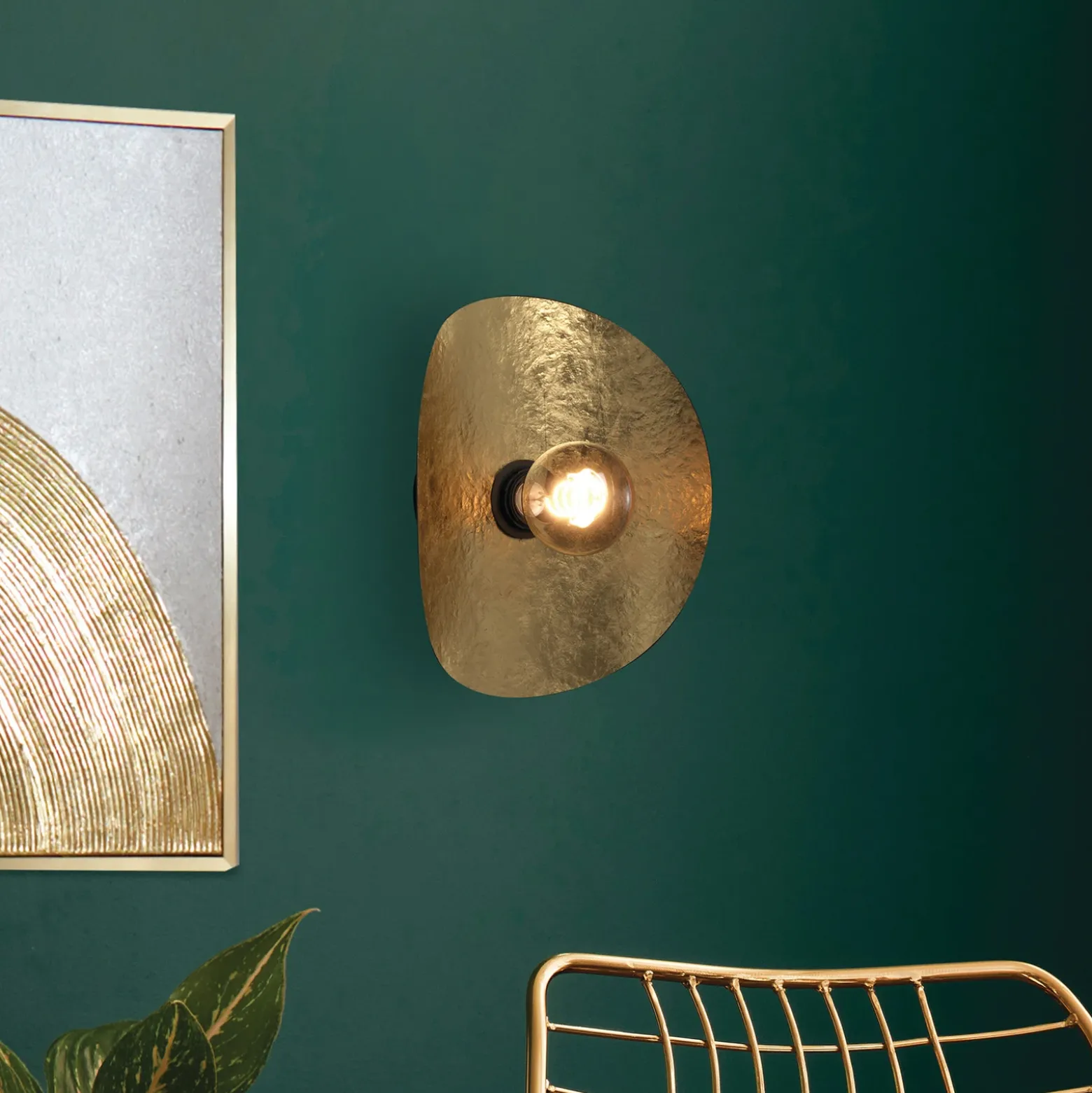 Aplique de pared EGLO Stars of Light Saceda, negro/dorado, E27