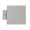 Aplique de pared Elestren, gris, 20 cm de ancho