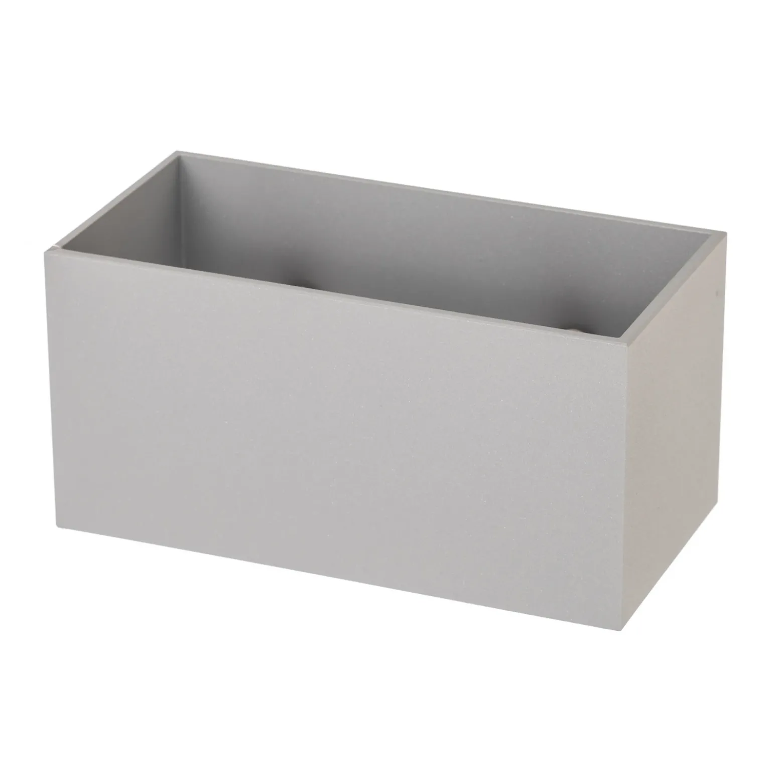 Aplique de pared Elestren, gris, 20 cm de ancho
