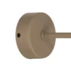 Aplique de pared Elizabeth, color arena/beige, de lino, 39 cm de altura, E27