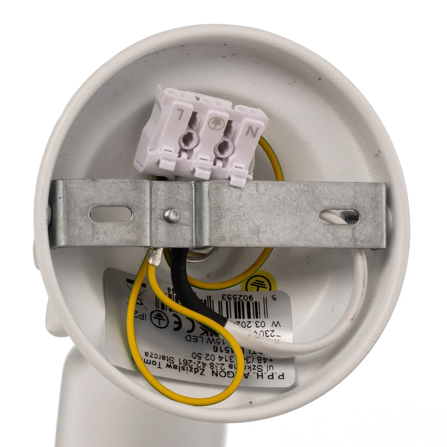 Aplique de pared Emoti, 1 luz, blanco