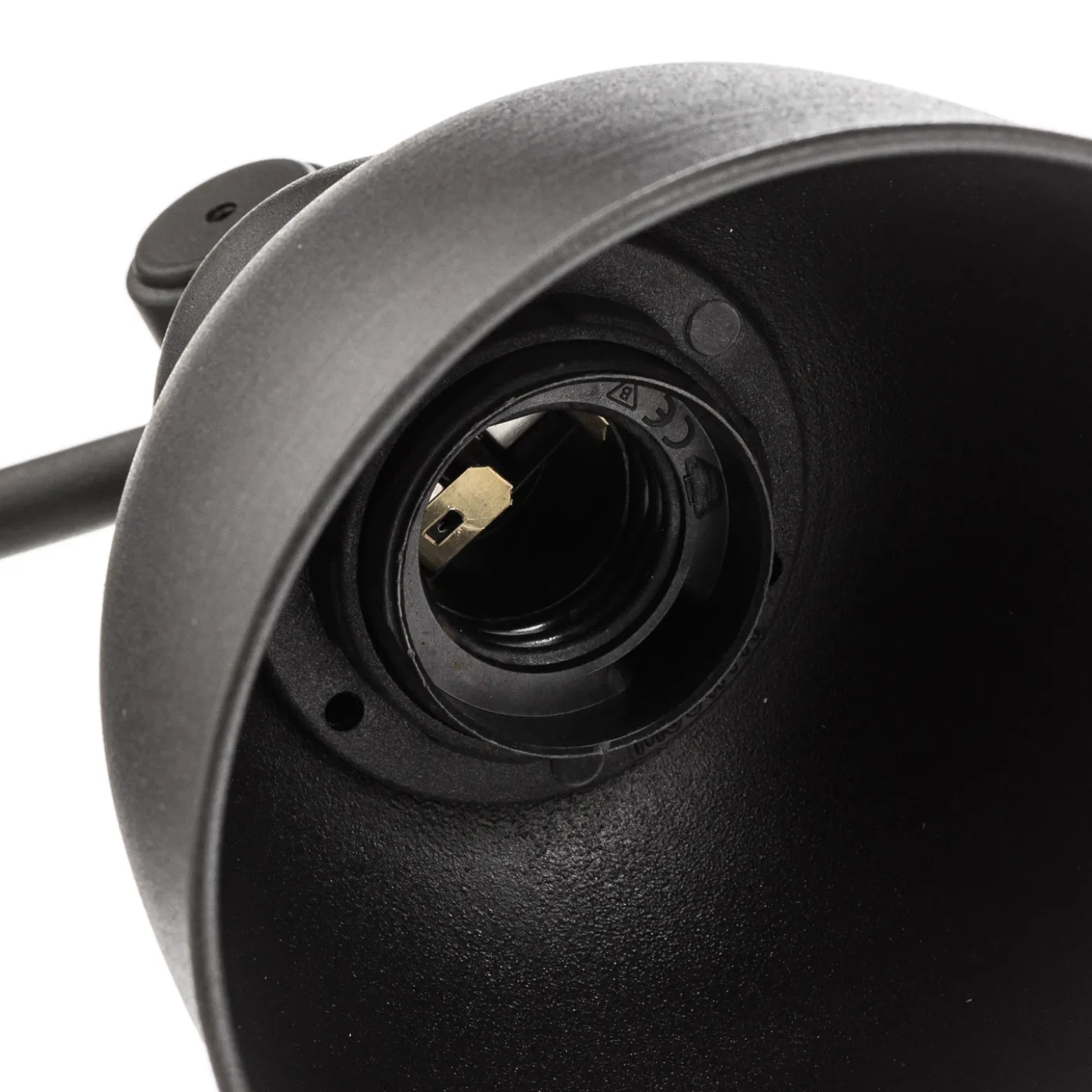 Aplique de pared Emoti, 1 luz, negro