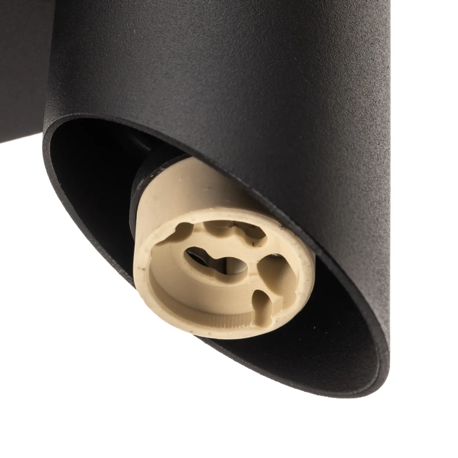 Aplique de pared Eye Cut, negro